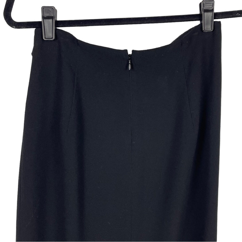 BURBERRY LONDON WRAP STYLE SLIT GATHERED HIP SKIRT - Picture 8 of 14